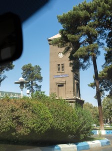 yazd clock tower    